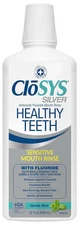 Closys Silver Mouthwash 32Oz Alcohol Free Enamel Rebuilds Freshens Breath