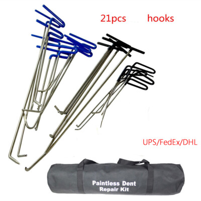 Paintless Dent Repair Push Rods，Car Repair Hook Rod Kit ,Car Dent Repair Hooks