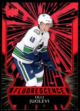 2020-21 Upper Deck Fluorescence Red Olli Juolevi Vancouver Canucks #F-38