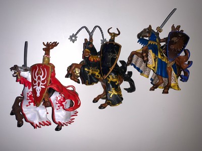 Papo Medieval Fantasy Action Figures Knights On Horses (Papo, 2005) | eBay