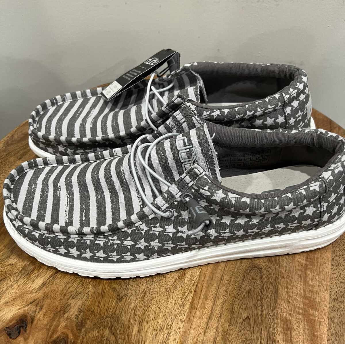 HEY DUDE  GREY  WALLY PATRIOTIC Hey Dude Wally Patriotic Shoes Hey Dude Shoes | Mercari main image 4