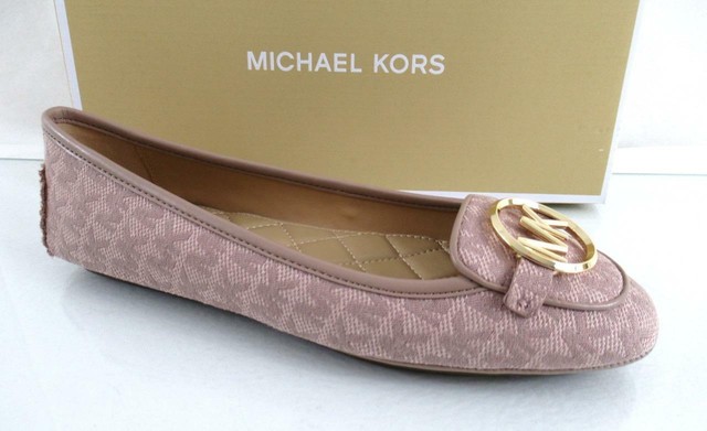 michael kors pink flat shoes