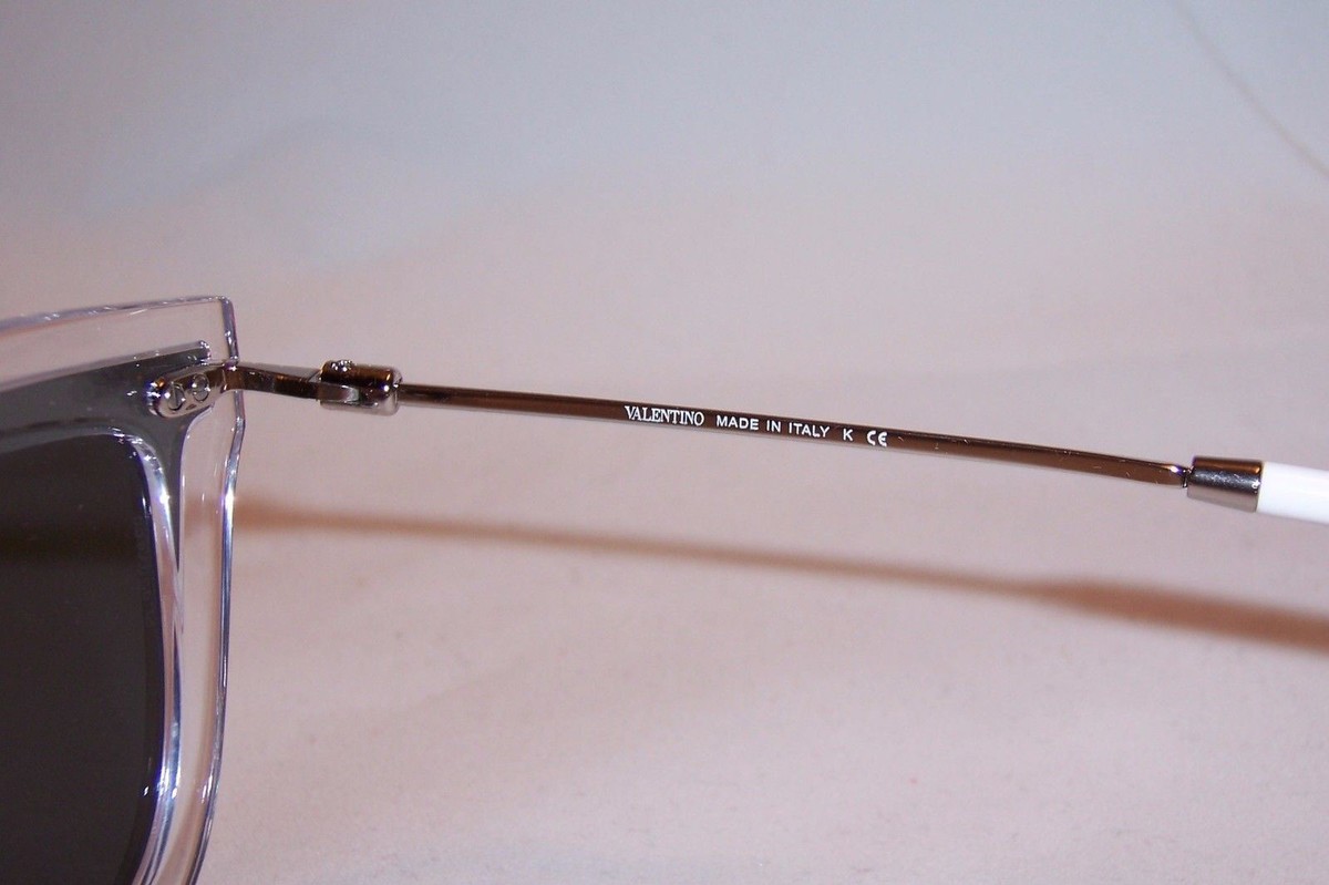 NEW VALENTINO SUNGLASSES VA 4008 502487 TRANSPARENT/SMOKE  display picture 2