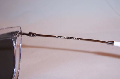 NEW VALENTINO SUNGLASSES VA 4008 502487 TRANSPARENT/SMOKE 