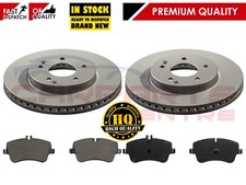 DISCOS Y PASTILLAS DE FRENO DELANTEROS PARA MERCEDES CLASE C200 C220 CDI (01-07) 288MM