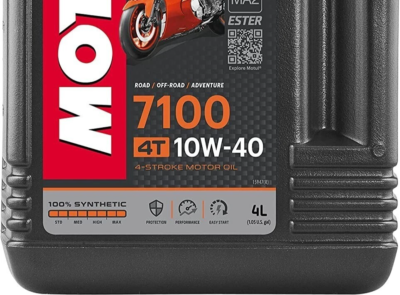 Motul 7100 4T 10W-40 Synthetic Oil 4 Liters For Wet Clutch (104092
