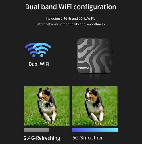 Quad Core 64GB Android 12.0 T95 MAX-H618 Dual WiFi BT 4 6K HDR Streaming TV Box - Picture 7 of 10