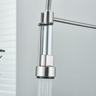 Brush Nickel Kitchen Sink Faucet Waterfall LED Single Handle Pull Down Mixer Tap — photo 4