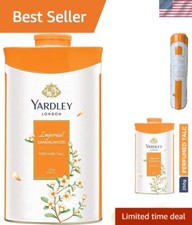 Sandalwood Fragrant Talc Powder: 250g of All-Day Freshness for All Skin Types