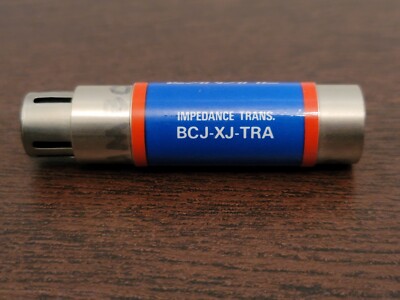 Canare BCJ-XJ-TRA Digital Audio Impedance Transformer 110-ohm XLRF - 75-ohm BNC