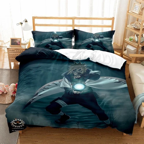Naruto Bettwäsche Set Uchiha Itachi Deckenbezug Kissenbezug Junge Schlafzimmer - Bild 14 von 18