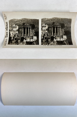 Tirage Vintage Stéréoscopique - Vue Générale De Langnau, Suisse - Vers 1875 - Format 8.5x17 Cm - Original