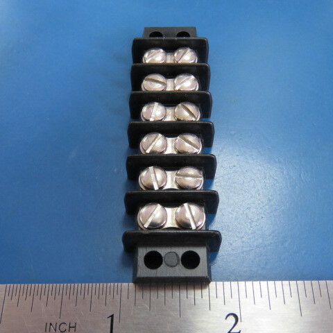 CINCH 6-140 Qty of 2 per Lot Conn Barrier Strip 12 POS 9.53mm Screw ST ...