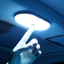 Vehicle Car Interior LED Light USB Rechargeable Dome Roof Ceiling Reading Lamp