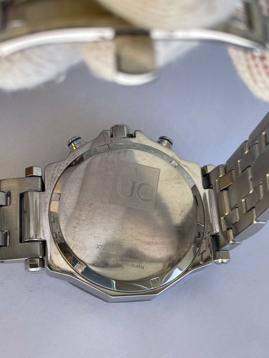GUESS Men's 40mm Chronograph Date Steel Bracelet Band Watch