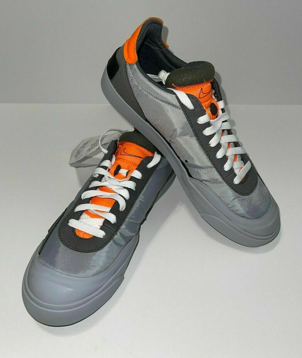 Nike Drop Type LX Grey/Orange Mens Size -- AV6697-002 -- Brand New --  N354