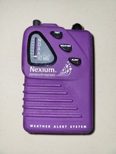 NEXIUM WEATHERONE W-731 NOAA 9V WEATHER RADIO PHARMACEUTICAL DRUG ADVERTISING