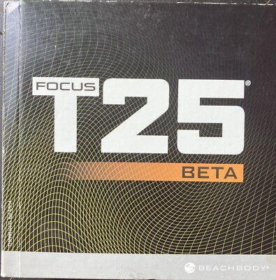 Beachbody Focus T25 Get It Done Alpha + Beta (DVD) 8 DVDs Set Preowned 