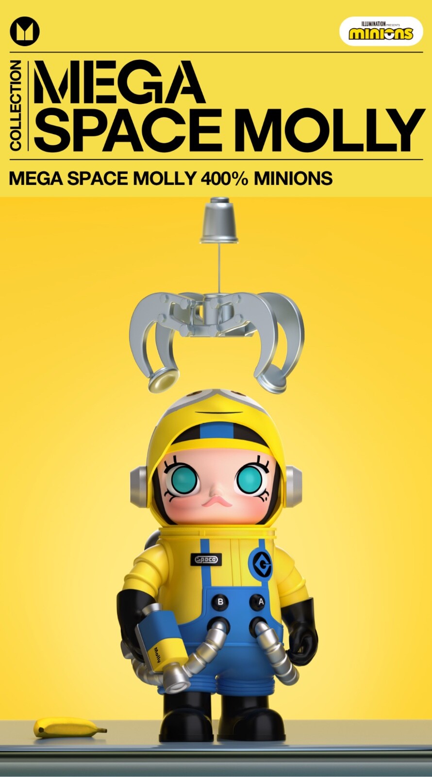 Mega Space Molly 400% Minions New and Unopened Box