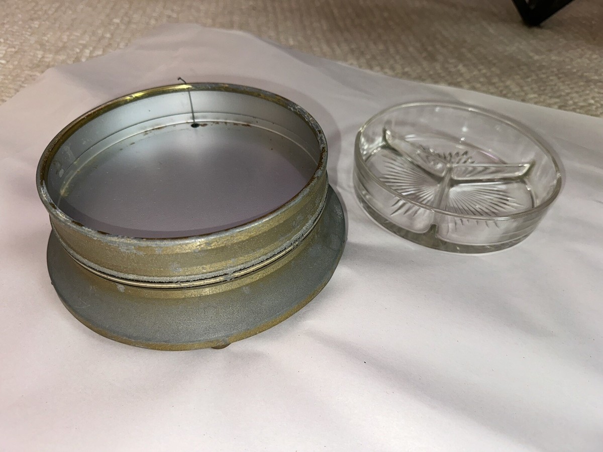 Vintage/Antique Swiss Music Box Serving Dish | eBay