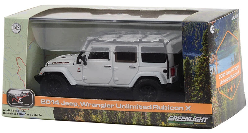 Diecast jeep wrangler sales unlimited white