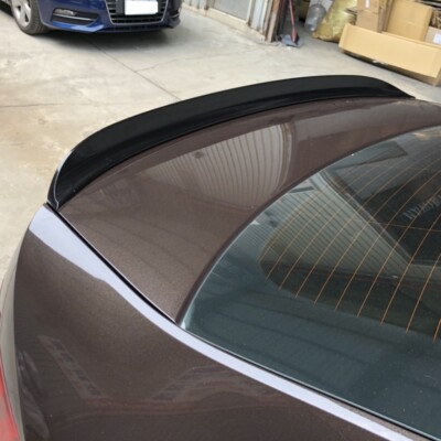 Duckbill Spoiler For Honda Accord 2013-2018 Coupe - Unpainted Flat Black, Polyurethane, No Drill Install