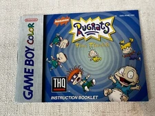 MANUAL ONLY Rugrats in Paris: The Movie Gameboy Color Instruction Booklet