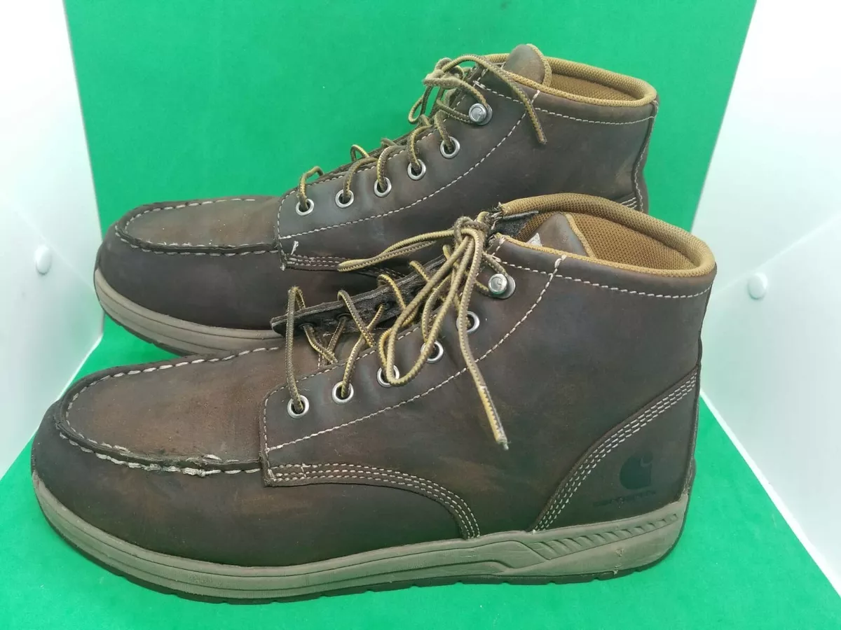 Carhartt CMX4023 Brown Combat Oxford Moc Toe Caswedge Work Men s