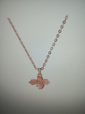 Ted Baker Bumble Bee Pendant Necklace with pouch and gift box