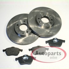 Bremsscheiben Ø 288 mm 5-Loch + Bremsbeläge vorne für Opel Vectra B