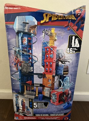 marvel spiderman mega city playset