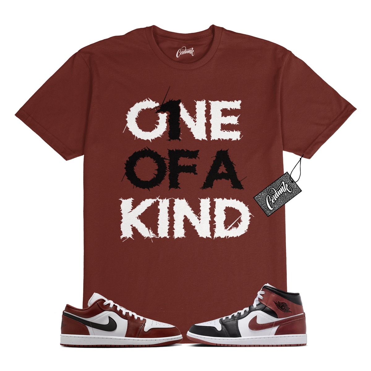 1 T shirt Dark Pony bianca nera abbinata 1ROAK