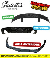 Bodykit Completo per Giulietta SPOILER + DIFFUSORE + LAMA / Modello Quadrifoglio