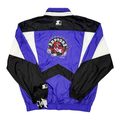 Vtg Rare NWT NBA Toronto Raptors Purple Starter Windbreaker Jacket