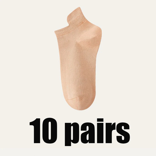 10 Pairs Women Socks Summer High Quality Comfy Casual Ankle Sock Simple - Picture 8 of 10