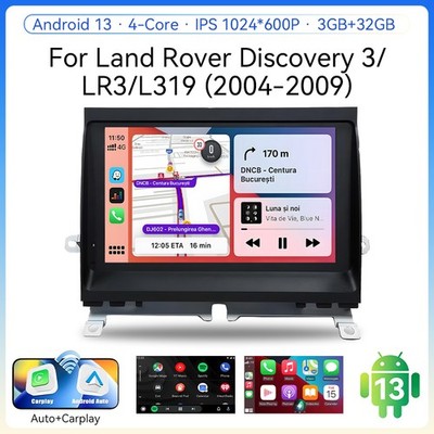 Für Land Rover Discovery 3 LR3 L319 2004-2009 CarPlay Android Auto GPS FM RDS BT