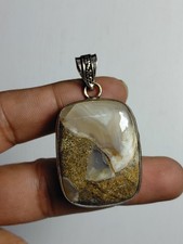 Natural Agate Gemstone Pendant Handmade Jewelry Free Shipping