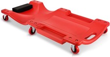 36 Low-profile Rolling Mechanic Creeper Red 200 Lbs 6 Casters Tool Trays 36 Low-profile Rolling Mechanic Creeper Red 200 Lbs 6 Casters Tool Trays