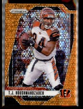 2024 Panini Prizm #63 T.J. Houshmandzadeh Orange Disco Prizm