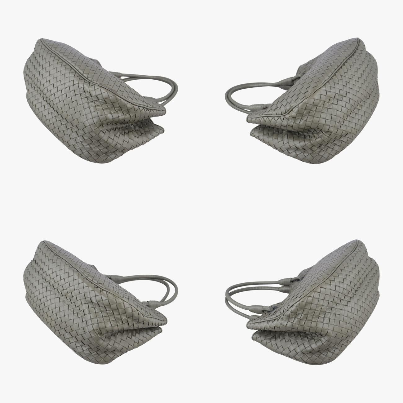 Bottega Veneta Intrecciato Gray Lambskin B02440798L Tote Bag Handbag thumbnail 4