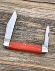 GEC TIDIOUTE ** 981226 EMBER ORANGE MICARTA TEXAS STOGIE KNIFE KNIVES — photo 4