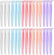 30Pcs 4.52In Plastic Tweezers,Cute Small Craft Beads Tweezers Plastic Forceps Di