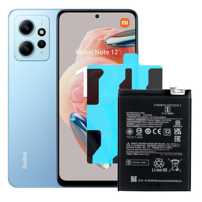 Tradebit Akku für Xiaomi Redmi Note 12 4G BN5M 4900mAh + Montageband