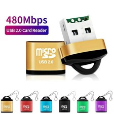 1pc Random Color USB2.0Microsd TF Memory Card Reader-High-Speed Portable Adapter