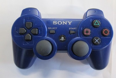 Sony OEM PlayStation PS3 DualShock 3 Controller Blue For PlayStation 3 3Z