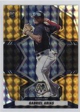 2022 Panini Mosaic Rookies Choice Black Gold Prizm 3/8 Gabriel Arias #279 02l6