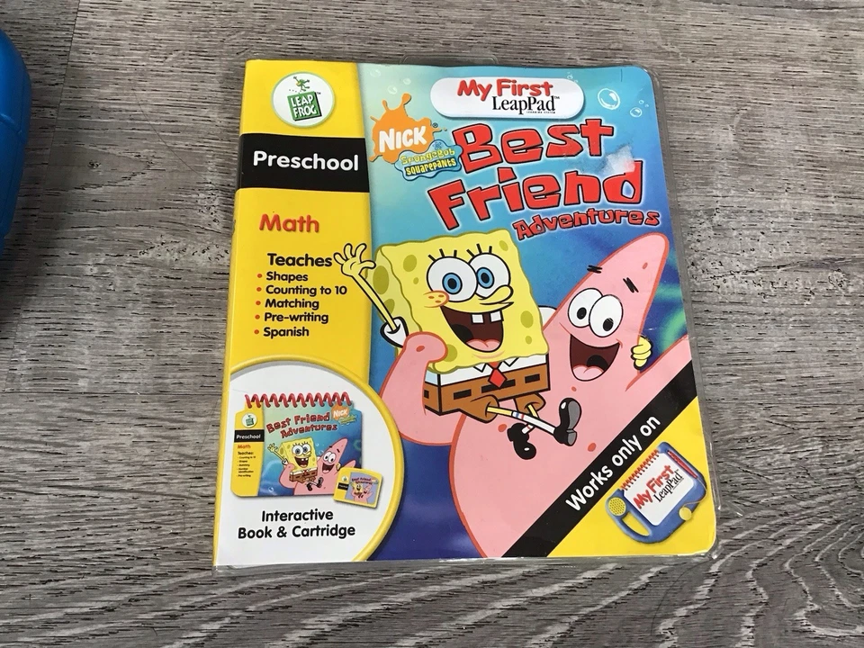 LeapFrog My First LeapPad Blue Learning Console System With 1 Book And Cart - Image 4 of 4