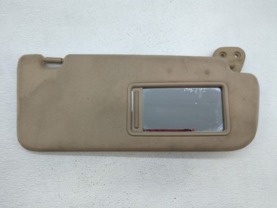 2013-2015 Nissan Versa Passenger Sun Visor Mirror Right Sunvisor Tan NECSI