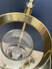 Brass Electric Table Lamp Paris Orient Express Istanbul Railroad — photo 4