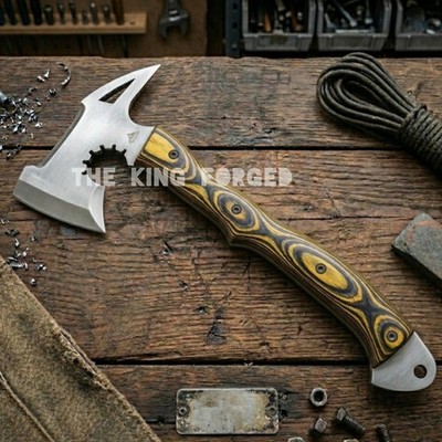 Resident Evil Leon Kennedy Tomahawk RE9 Requiem Hatchet Full Tang Axe Cosplay